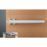 SERVETTO Self System Krawattenhalter Modell A Aluminium/Kunststoff wei�