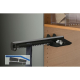 SERVETTO Self System Krawattenhalter Modell B Aluminium/Kunststoff schwarz