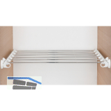 SERVETTO Self System Hosenauszug Twin Aluminium/wei�