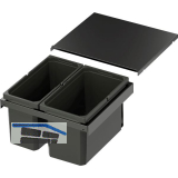 VS ENVI Flex XS-256 Abfalltrennsystem KB 500 mm 1x16/1x12 Liter Lava