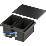 VS ENVI Flex XS-256 Abfalltrennsystem KB 600 mm 2 x 16 Liter Lava