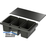 VS ENVI Flex XS-256 Abfalltrennsystem KB 900 mm 3 x 16 Liter Lava