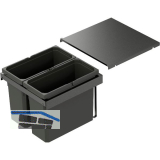 VS ENVI Flex Abfalltrennsystem KB 450 mm 2 x 16 Liter Lava
