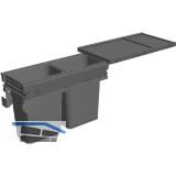 NINKA Abfalltrennsystem Set eins2f�nf KB 300/NL 500 mm dunkelgrau