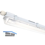 LED`S LIGHT Feuchtraum- Wannenleuchte FRWL1.2 L: 1255 mm, 11,5W grau