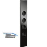 WIPO Steckdosenelement Power Eck-G Slim 4 Schuko schwarz