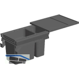 NINKA Abfalltrennsystem Set eins2f�nf KB 400/NL 500 mm dunkelgrau