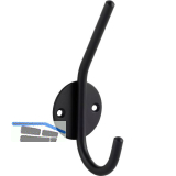 Huthaken Eirene Breite 50 mm, H�he 145 mm, Stahl schwarz matt