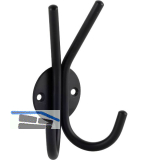 Huthaken Eirene Breite 83 mm, H�he 130 mm, Stahl schwarz matt