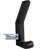Mantelhaken Encho Breite 16 mm, H�he 94 mm, Zinkdruckguss schwarz matt