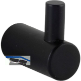 Mantelhaken Ersa 16 mm, Tiefe 35 mm, Stahl schwarz matt