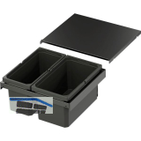 VS ENVI Flex XS-216 Abfalltrennsystem KB 500 mm 1 x 13/1 x 10 Liter Lava