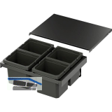 VS ENVI Flex XS-216 Abfalltrennsystem KB 600 mm 4 x 6 Liter Lava