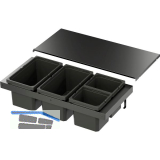 VS ENVI Flex XS-216 Abfalltrennsystem KB 900 mm 2 x 13/2 x 6 Liter Lava