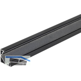 BILTON Aluminium Eckprofil BLine-S COR 3000 mm schwarz eloxiert
