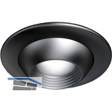 ITAL PEK Einbauleuchte Focus1 Round schwarz