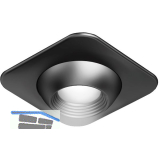 ITAL PEK Einbauleuchte Focus1 Square schwarz
