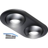 ITAL PEK Einbauleuchte Focus2 Round schwarz