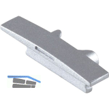 BILTON Endkappe BLine-S IN alufarbig