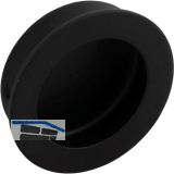 Muschelgriff Edana II � 40 mm, Einlass � 35 mm, Edelstahl schwarz matt