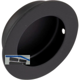 Muschelgriff Edana II � 50 mm, Einlass � 40 mm, Edelstahl schwarz matt