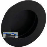 Muschelgriff Edana II � 65 mm, Einlass � 51 mm, Edelstahl schwarz matt