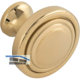 Knopf Perdix � 27 mm, Tiefe 23 mm, Messing poliert