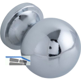 Knopf Isse � 20 mm, Tiefe 26 mm, verchromt poliert
