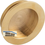 Muschelgriff Ogma � 48,5 mm, Einlass � 41 mm, Messing poliert