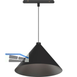 EGLO Line48V Pendelleuchte Canalello schwarz