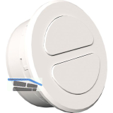 SIRO PushPower Druckschalter Mini 35 2-fach wei�