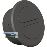 SIRO PushPower Druckschalter Mini 35 2-fach schwarz