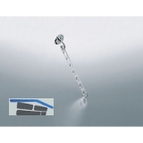 Kleiderb�gelhalter Star klappbar, L�nge 295 mm, Stahl verchromt poliert