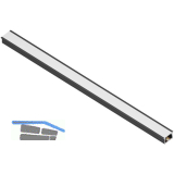 L&S Einbauleuchte Moove3 DualColor 3000 mm schwarz