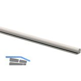 CINETTO Gleitschutz zu Schrankrohr rund L�nge 3000 mm auf Ma�, Kunststoff grau