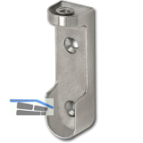 ITALIANA FERRAMENTA Schrankrohrlager Oval 6 f�r Schrankrohr 30x15 mm, vernickelt