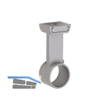 Mittelst�ck Alexander/Pressto - 75 x 22 x 30 mm, Zamak alufarbig