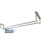 Bar-Gl�serhalterung 365 mm Messing vernickelt matt