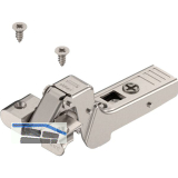 BLUM CLIP top Alurahmenscharnier 95�, 18 mm gekr�pft mit Feder, Schrauben