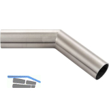Bar-Reling Eckverbinder 135 Grad, f�r Rohr-� 38 mm, Edelstahl geschliffen
