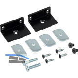 ALU-STYLE GP System Befestigungsset f�r Korpus Schwarz
