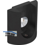 ALU-STYLE GP System Oval Schrankrohrlager schwarz