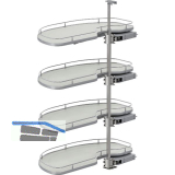 VS Cornerstone Maxx Eckauszug Premea EH 1350/KB 1000/FB 600 mm links Silber