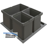 VS ENVI Free Plus Abfalltrennsystem KB 600/H�he 216 mm 1 x 13/2 x 6 L Lava