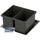 VS ENVI Free Plus Abfalltrennsystem KB 600/H�he 256 mm 2 x 16 L Lava