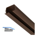 LEHA Lauf lose Karniese 5600 mm Kunststoff braun