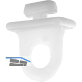 LEHA Feststeller Vorhang-Laufschiene Kunststoff wei�