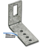 Befestigungswinkel Vorhang-Laufschiene Stahl verzinkt