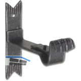 Wandhalter Vorhangstange Rustikal einl�ufig Schmiedeeisen schwarz