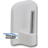 Selbstklebehaken f�r Vitragenstangen, Stift � 2 mm, Kunststoff wei�